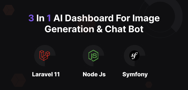 TechWave - AI Laravel Symfony & Node Dashboard for Image Generation & Chat Bot - 1